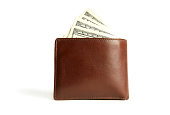 money inside wallet