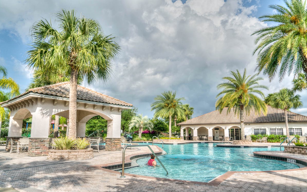 house with pool